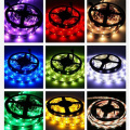 All in One Set Waterproof 5m Strip 44Key IR Remote Controller and 12V 5A power supply RGB Flexible 5050 LED Strip Light